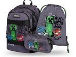 Set of 3 Skate Baagl Minecraft TNT: Backpack, Pencil Case, Drawstring Bag