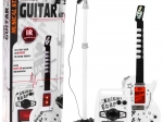 Children's musical set with electric guitar, amplifier and microphone for kids from 6 years old