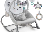Nukido vibrating baby bouncer – grey