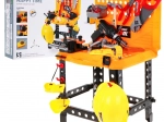 Children's Workshop 3-in-1 with Case and Construction Suit, 100 Pieces