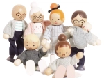 Family of wooden dollhouse dolls Le Toy Van (7 pcs)