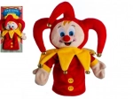Plush Jester Hand Puppet with Bells, 28 cm