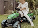 Woopie pedal tractor Farmer GoTrac Maxi with trailer and quiet wheels