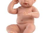 Llorens New Born tüdruk – realistlik täisvinüülist nukk 43 cm